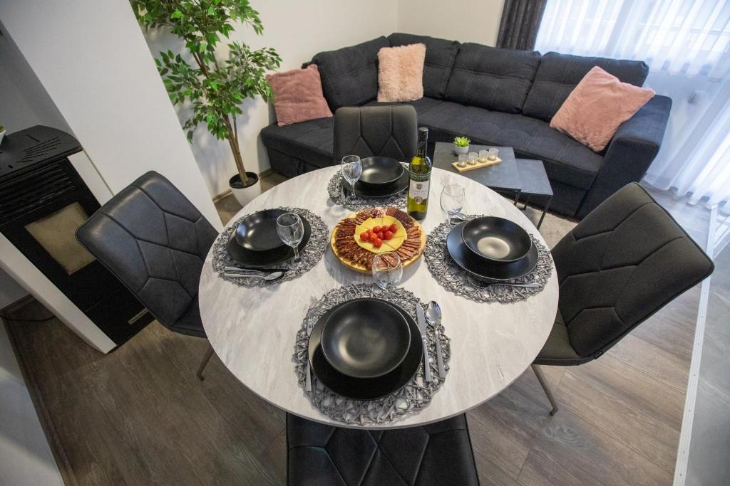 Posezení v ubytování APARTMANI TEA