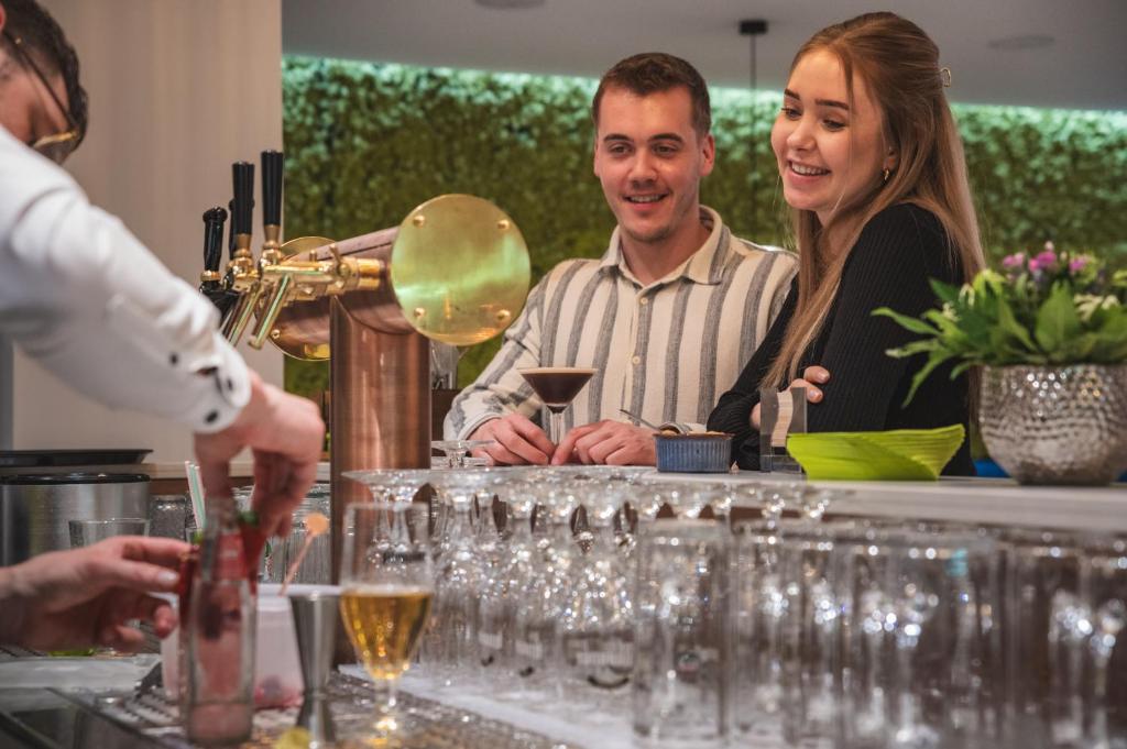 Nápoje v ubytování Parkhotel Flora