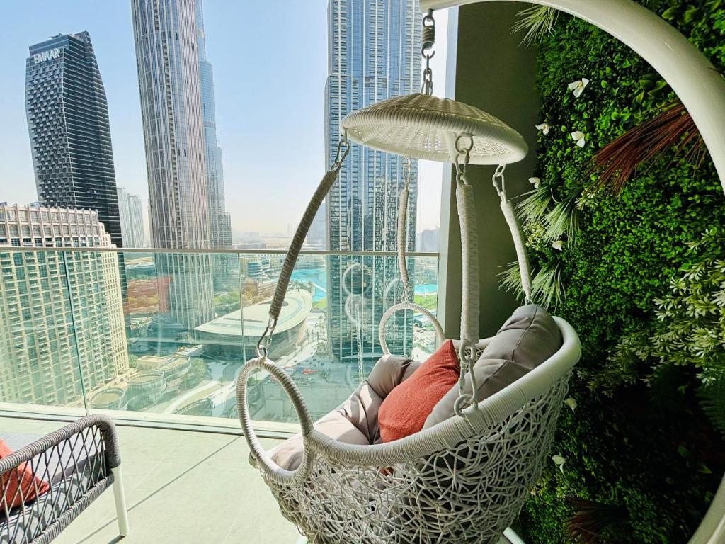 Forte Tower - New Elite Opera View, Opposite Burj Khalifa and Dubai Mall休息區