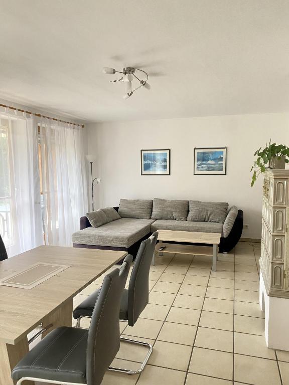 Posezení v ubytování Ferienwohnung Starnberg
