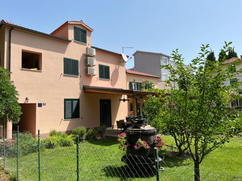 Zahrada ubytování Apartments Basic