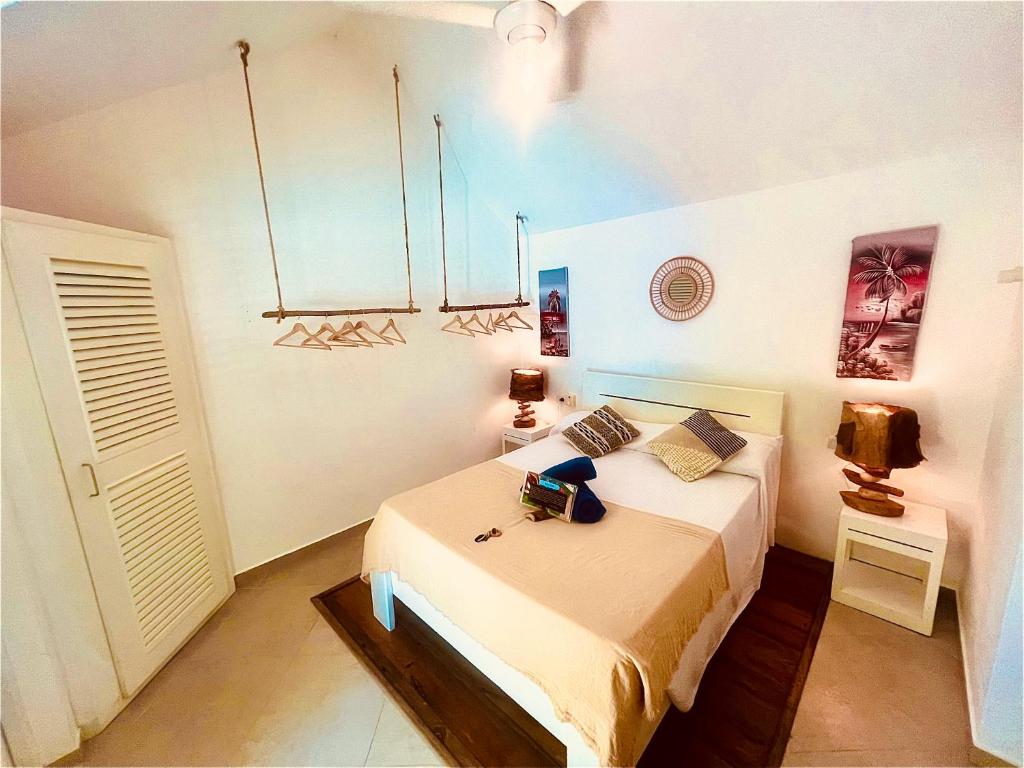 Postel nebo postele na pokoji v ubytování Villa Clarissa No. 8