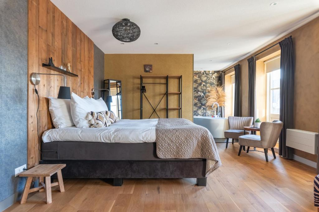 Postel nebo postele na pokoji v ubytování Bed and Breakfast Geliefd