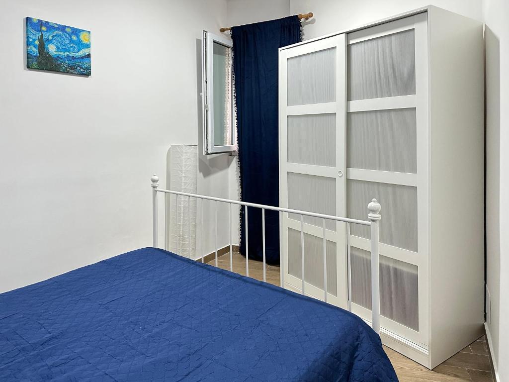 Posteľ alebo postele v izbe v ubytovaní Comfortable studio in Palermo 45 sqm with view