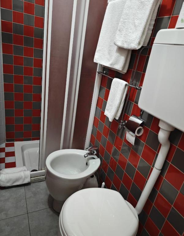 Kúpeľňa v ubytovaní Hotel Esperia
