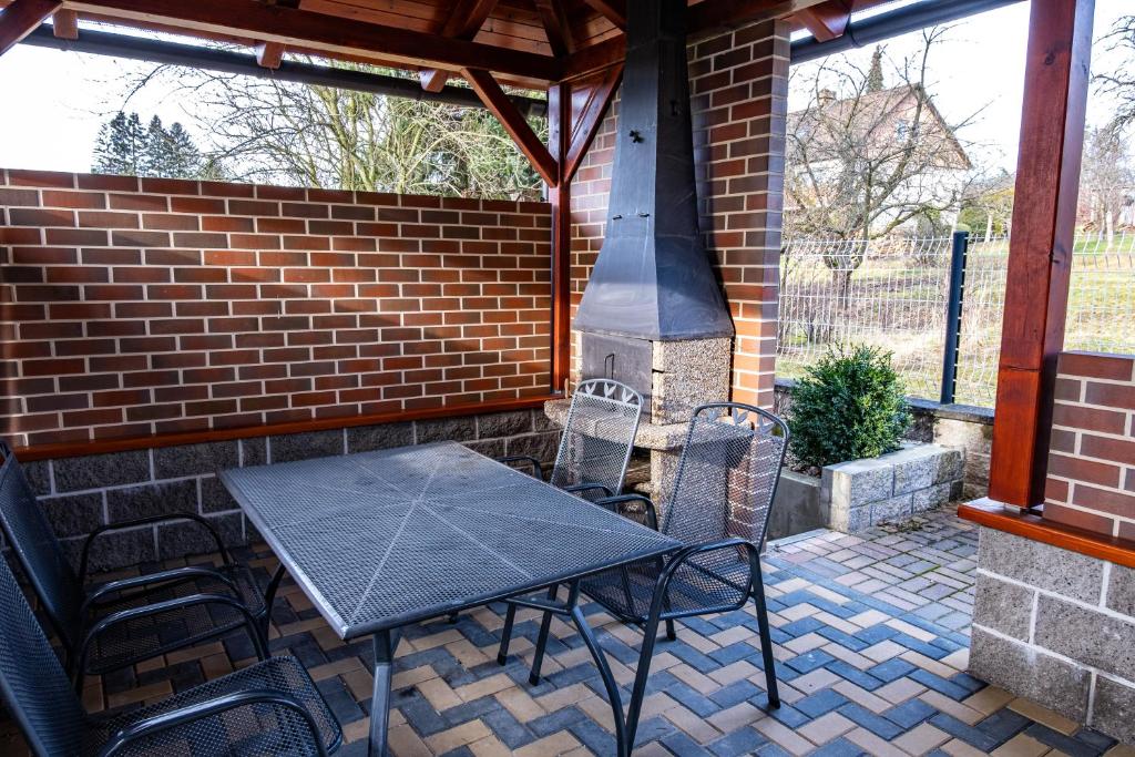 Patio nebo venkovní prostory v ubytování Penzion Fann