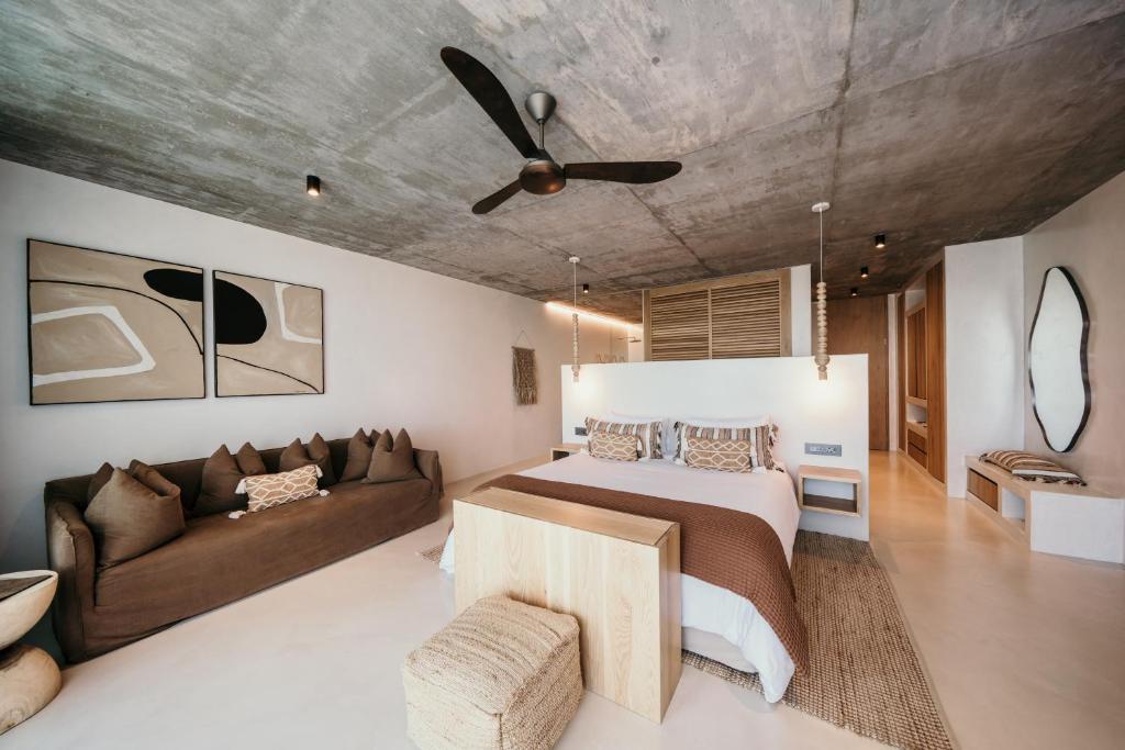 Letto o letti in una camera di Pure Sea Boutique Lodge