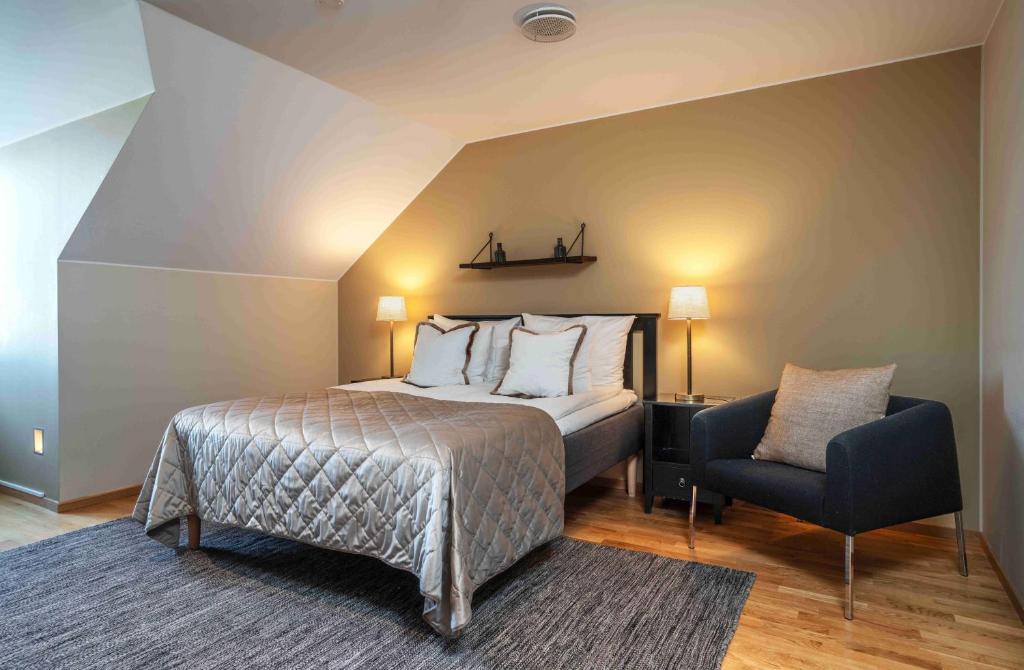 Postel nebo postele na pokoji v ubytování Thon Partner Hotel Dockyard