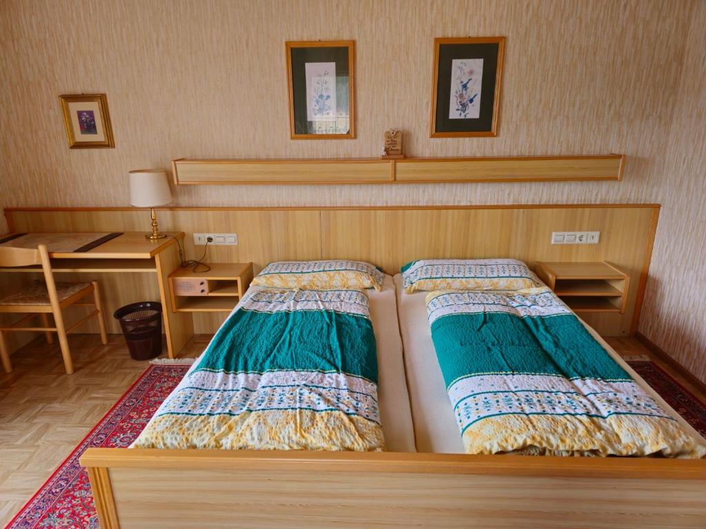 Postel nebo postele na pokoji v ubytování Haus Schweighofer
