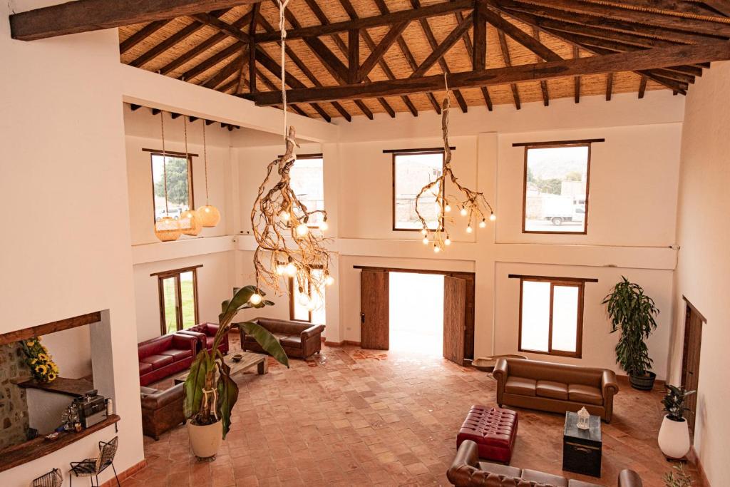 Posezení v ubytování Pietra Hotel