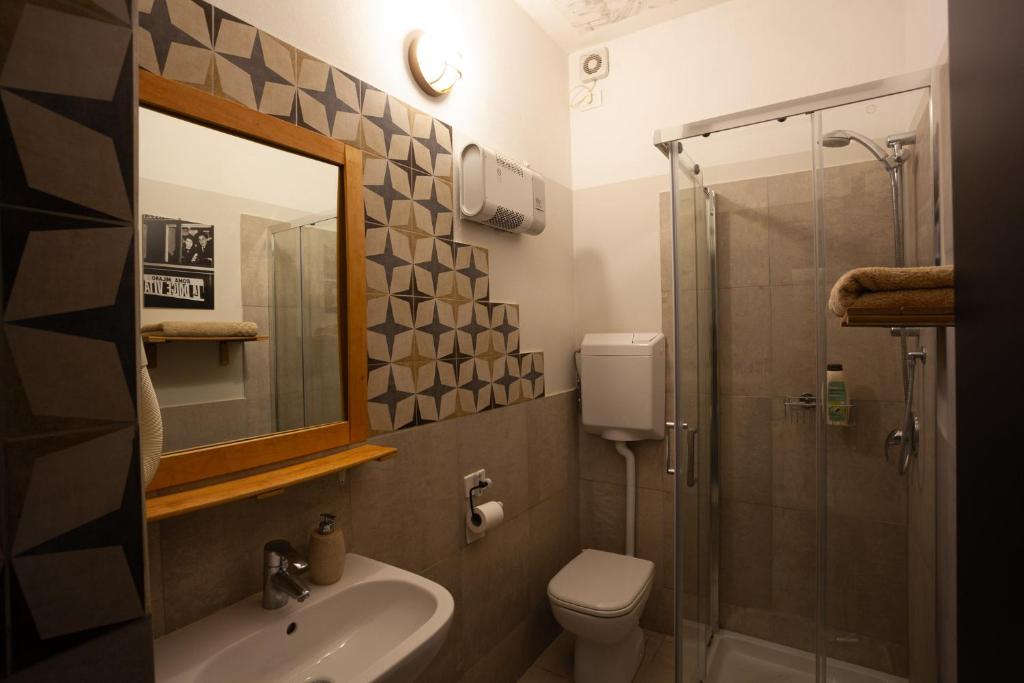 Koupelna v ubytování B&B La Volpina