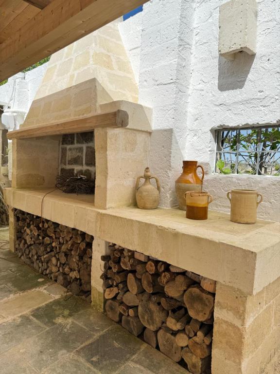 Balkón nebo terasa v ubytování Masseria Messapia Wine Resort & Spa Salento