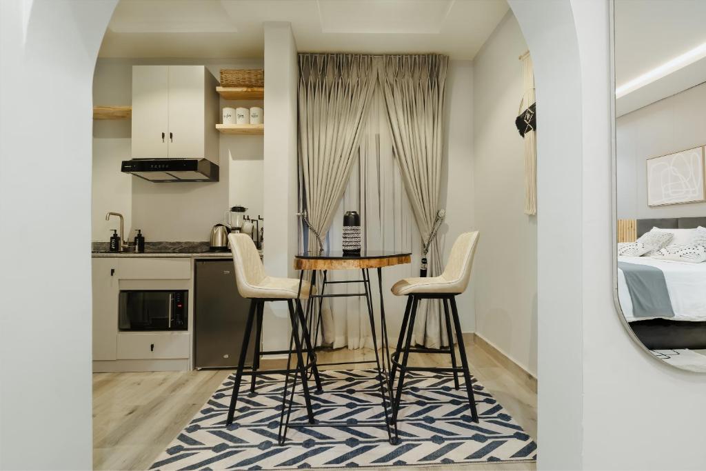 Kuchyň nebo kuchyňský kout v ubytování Kashco Apartments Wuse 2 Abuja