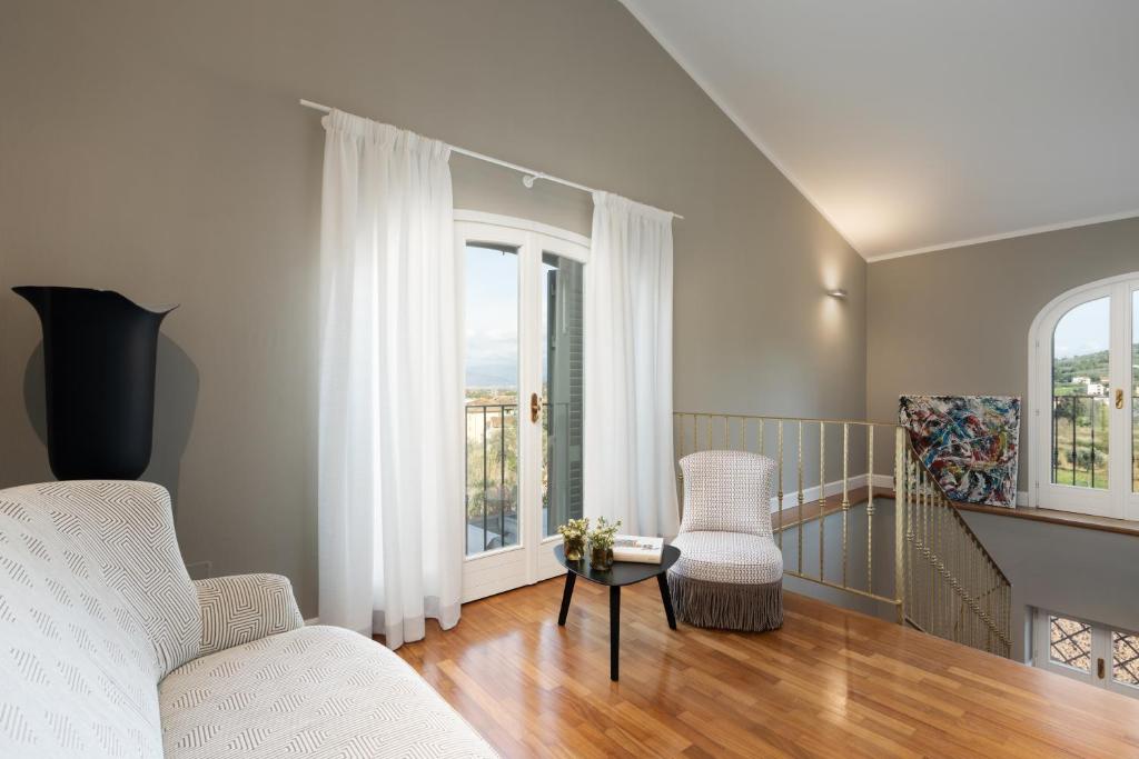 Posezení v ubytování Torrigiani Apartments