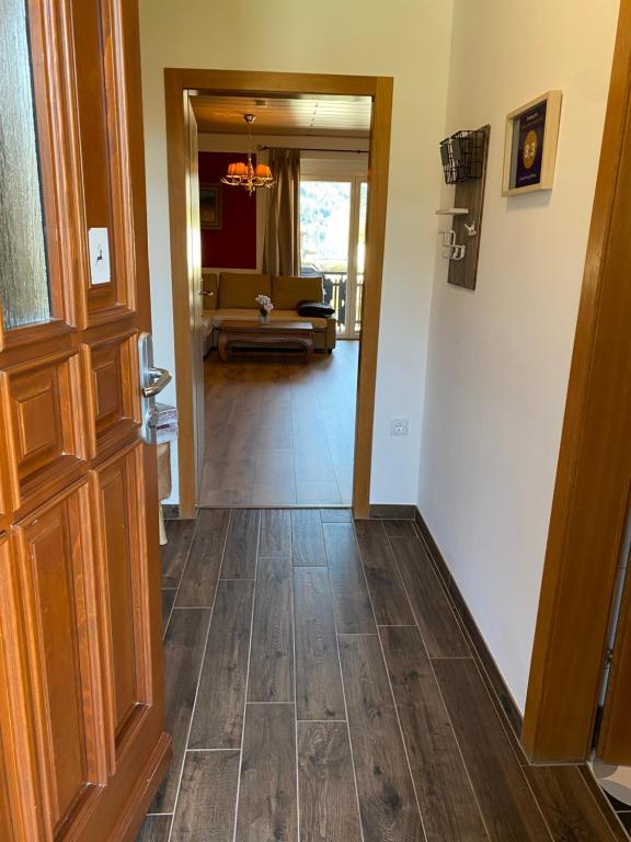 Postel nebo postele na pokoji v ubytování Seewohnung Weiss
