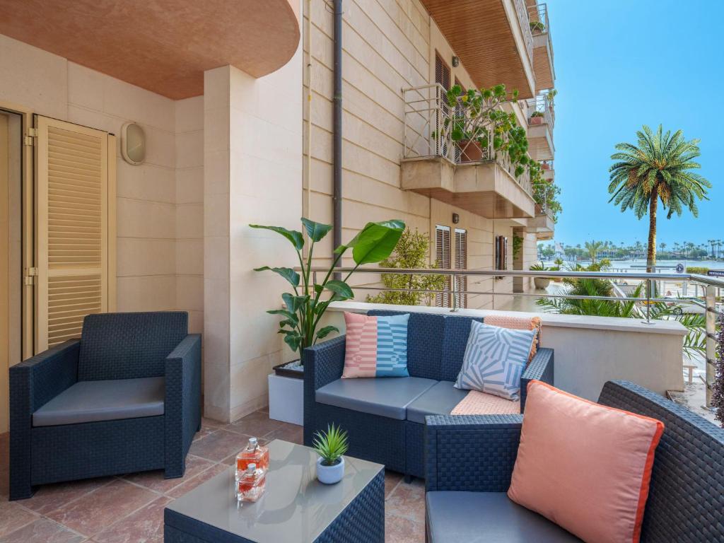 Balkón alebo terasa v ubytovaní Apartment Maritimo by Interhome