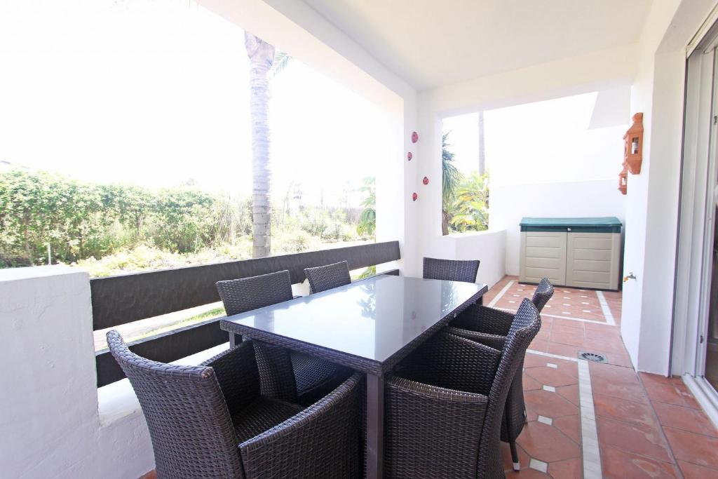A balcony or terrace at 1126 BEACHFRONT HIGH STANDARD APARTMENT WITH TERRACE
