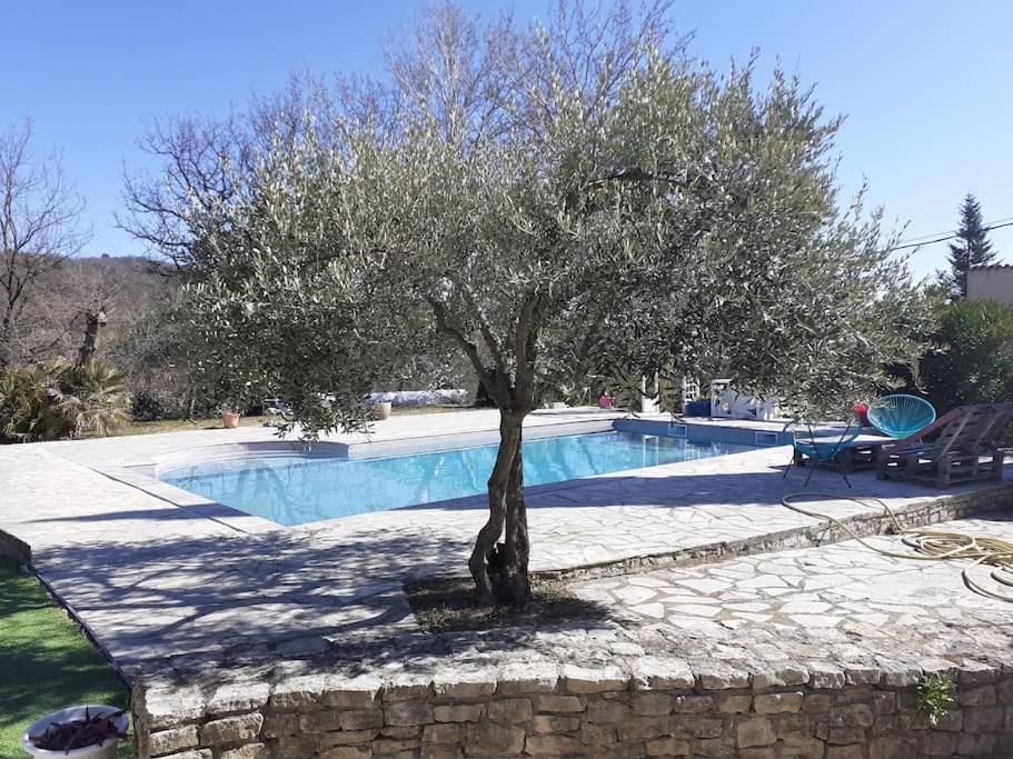 Der Swimmingpool an oder in der Nähe von villa la treille avec piscine