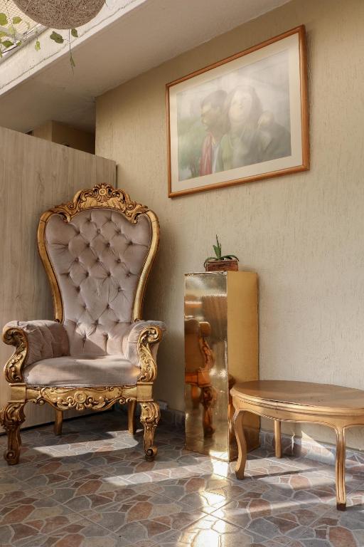 Posezení v ubytování Hotel Casa Botero 102