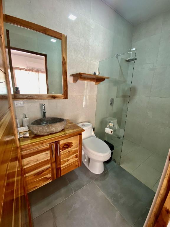 Koupelna v ubytování Canavida Villas & Resort