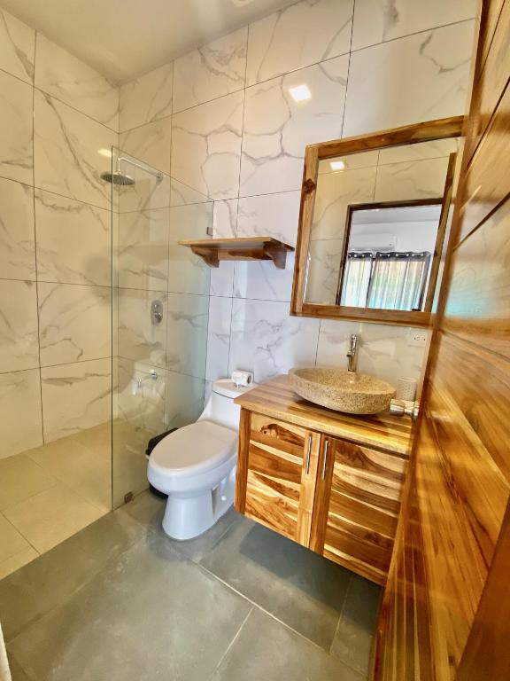 Koupelna v ubytování Canavida Villas & Resort
