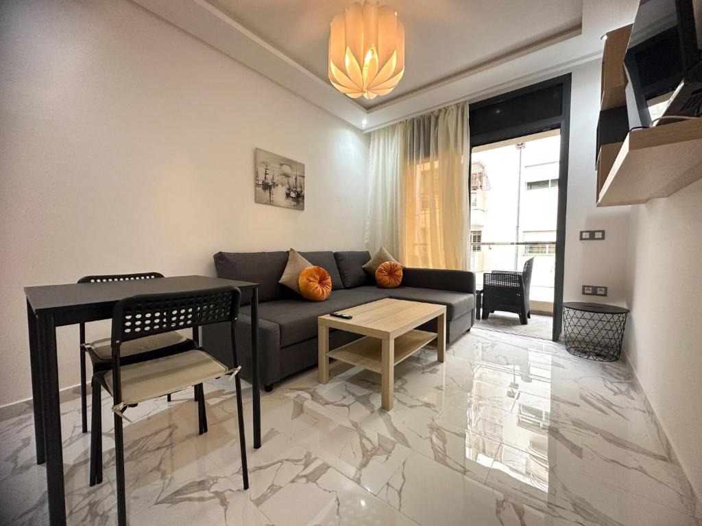 Ruang duduk di Appartement BMK N-1