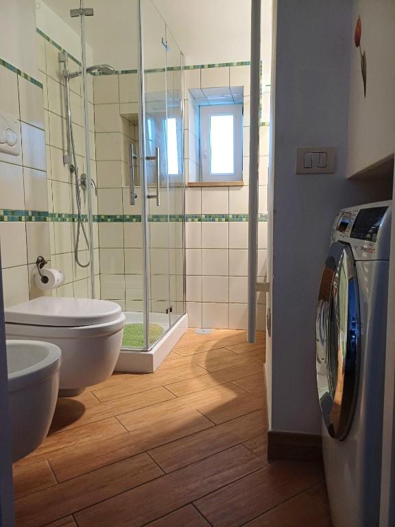 Koupelna v ubytování B&b Adele
