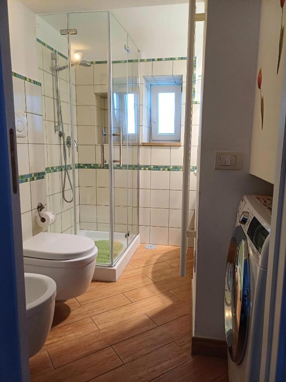 Koupelna v ubytování B&b Adele