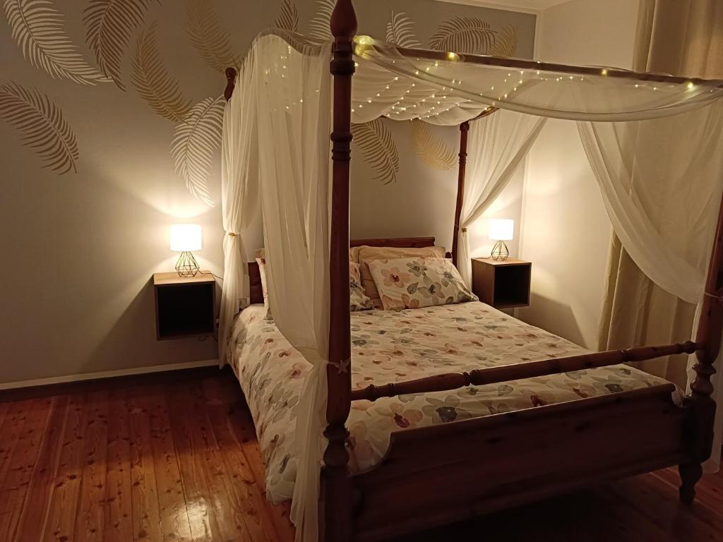 Postel nebo postele na pokoji v ubytování Affittacamere La Loggia