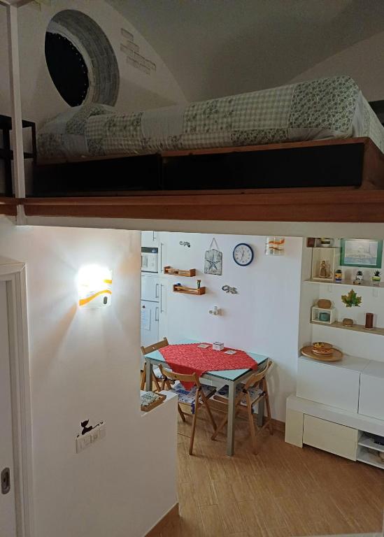 Kuchyň nebo kuchyňský kout v ubytování B&b Adele