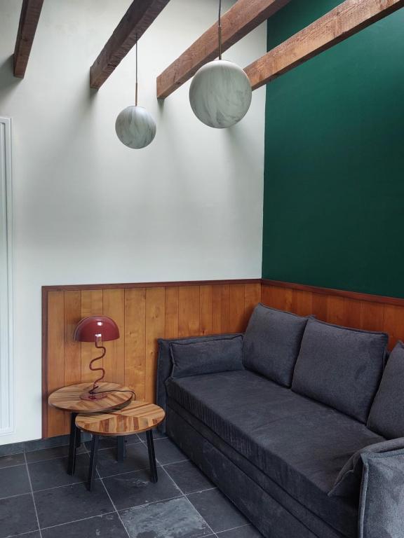Posezení v ubytování Vakantiewoning Nieuwdonk
