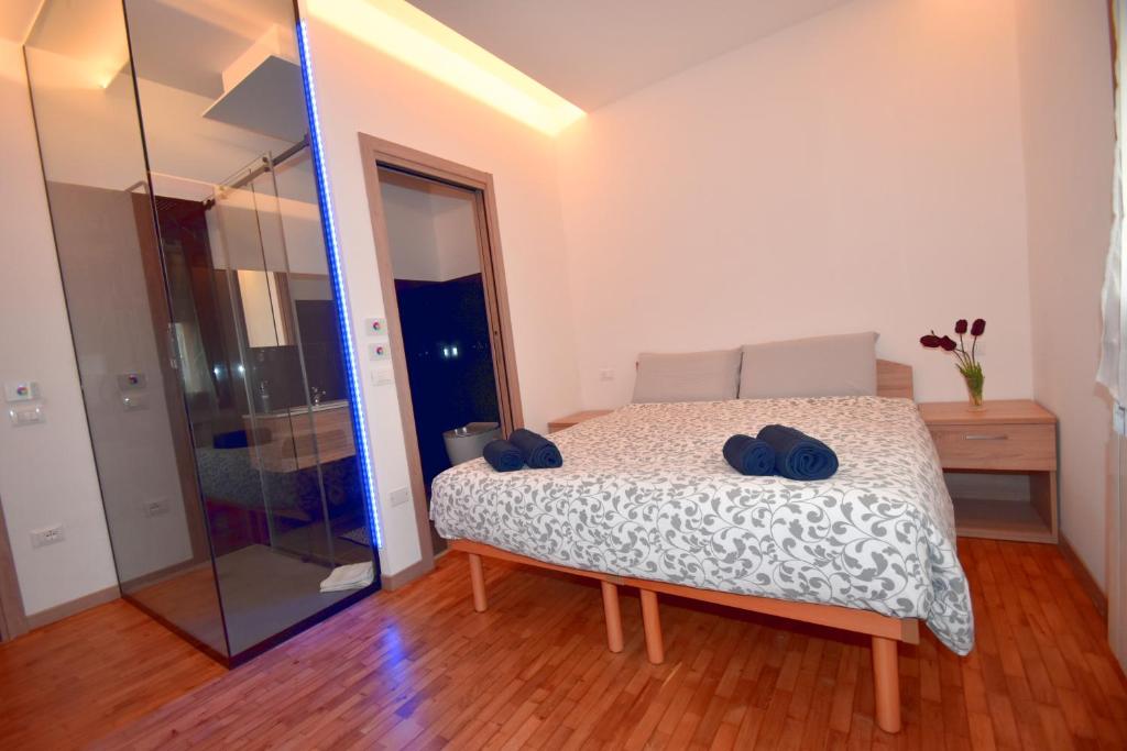 Postel nebo postele na pokoji v ubytování Adria bnb Nature Resort