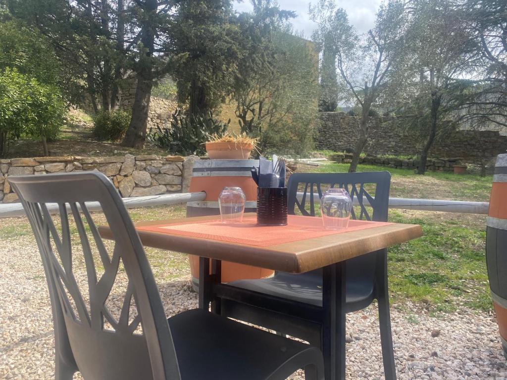 Zahrada ubytování Auberge la Table du Curé