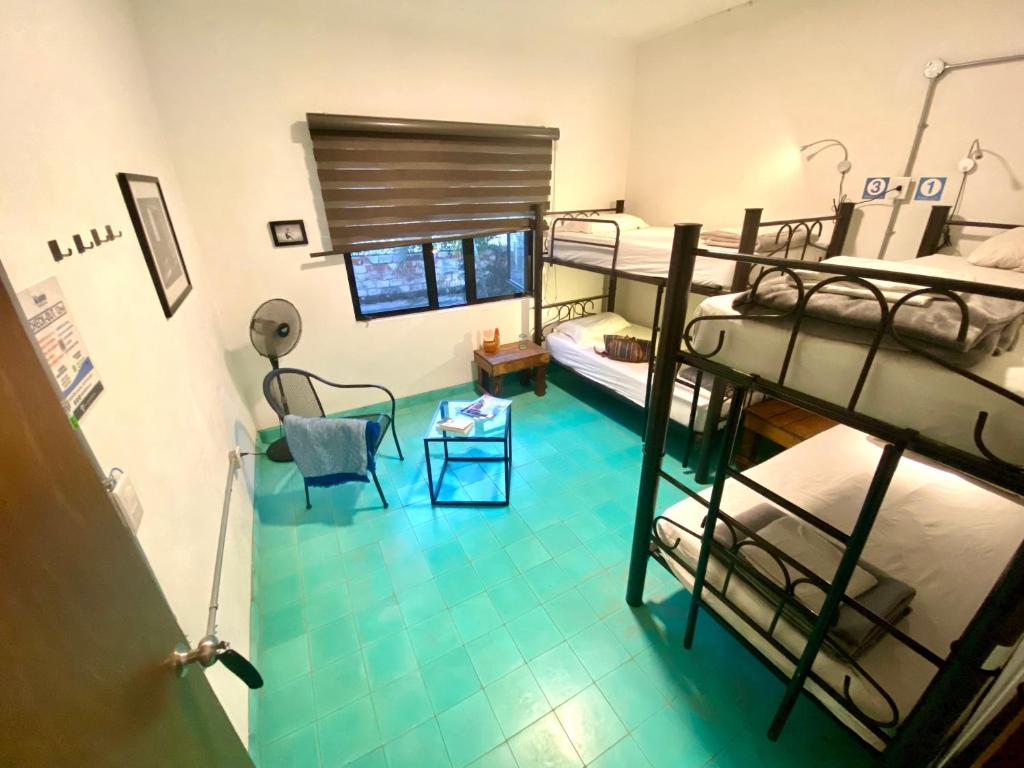 Postel nebo postele na pokoji v ubytování Hostel Hospedarte Chapultepec