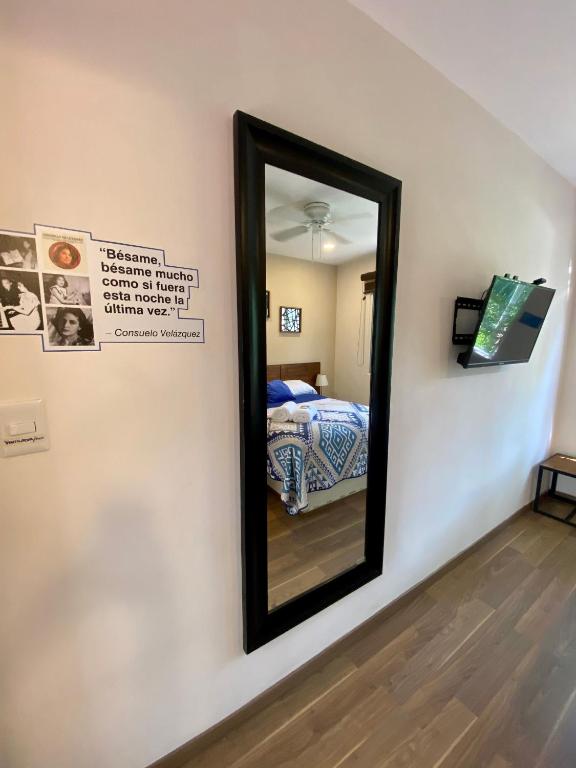 Postel nebo postele na pokoji v ubytování Hostel Hospedarte Chapultepec
