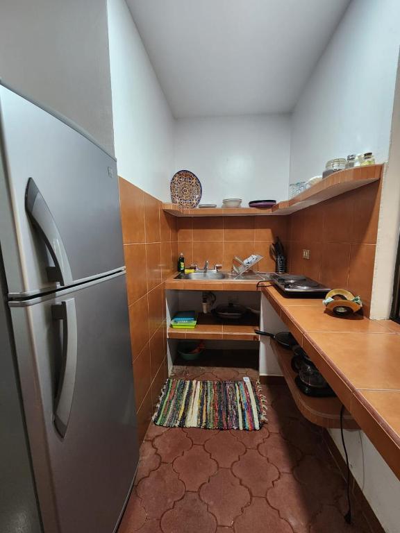 Kuchyň nebo kuchyňský kout v ubytování Villas Pura Vibra