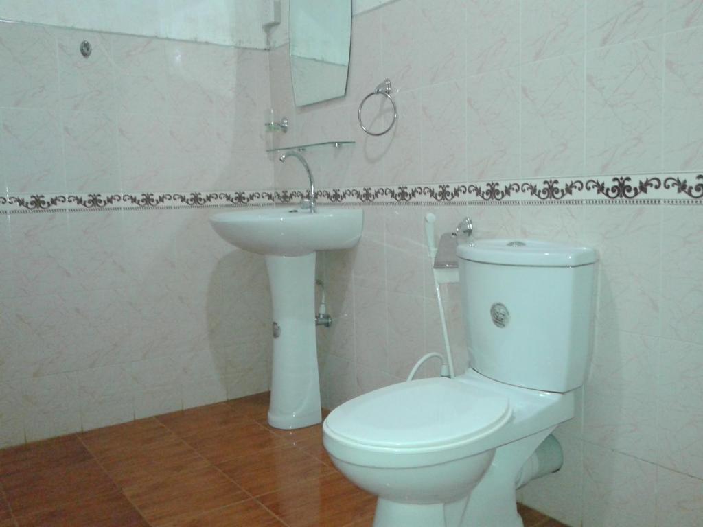 Koupelna v ubytování Lak Nilla Guest House
