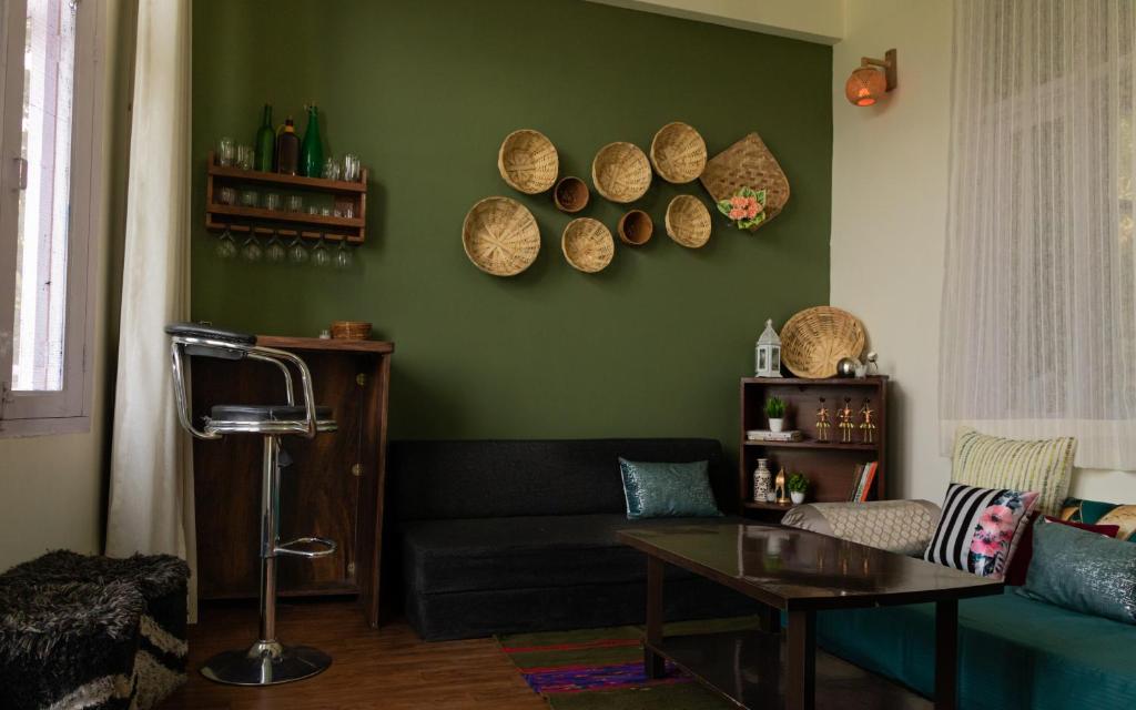Posezení v ubytování Mohija Homestay