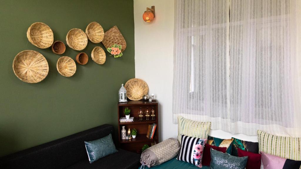 Posezení v ubytování Mohija Homestay