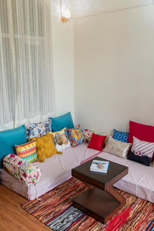 Posezení v ubytování Mohija Homestay