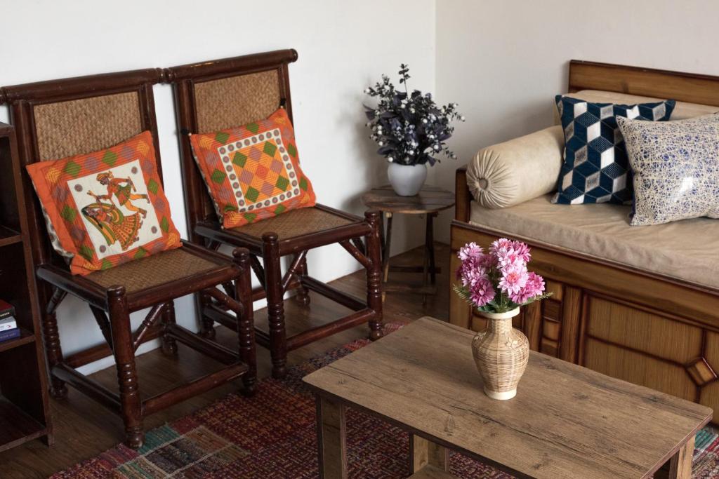 Posezení v ubytování Mohija Homestay
