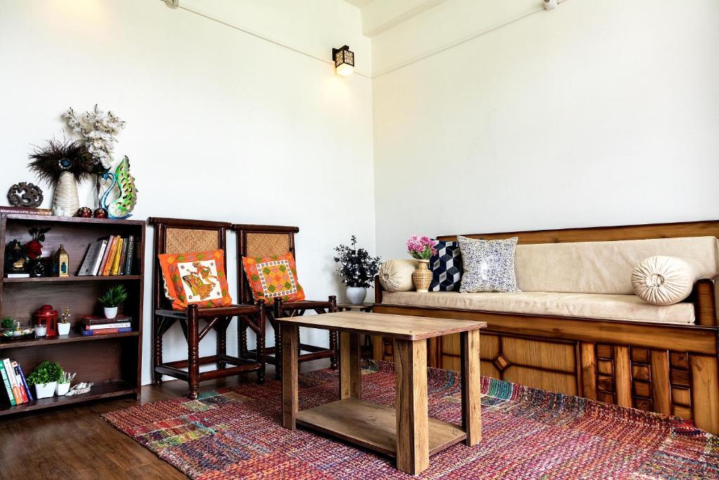 Posezení v ubytování Mohija Homestay