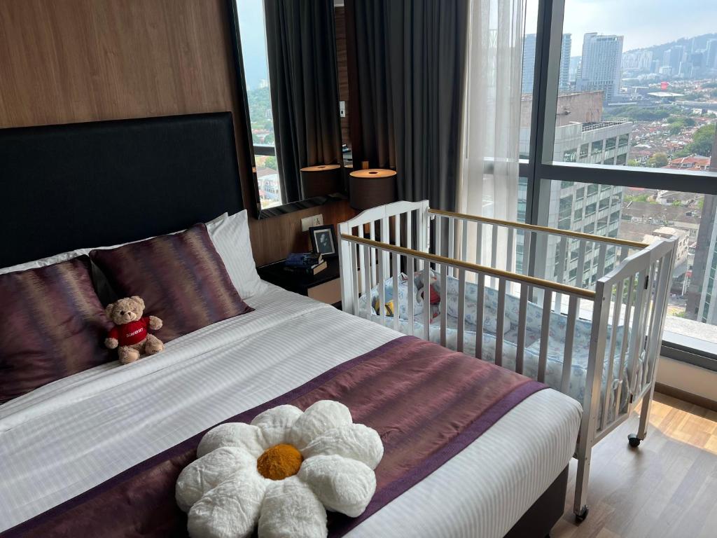 Nespecifikovaný výhled na hory nebo výhled na hory při pohledu z hotelu