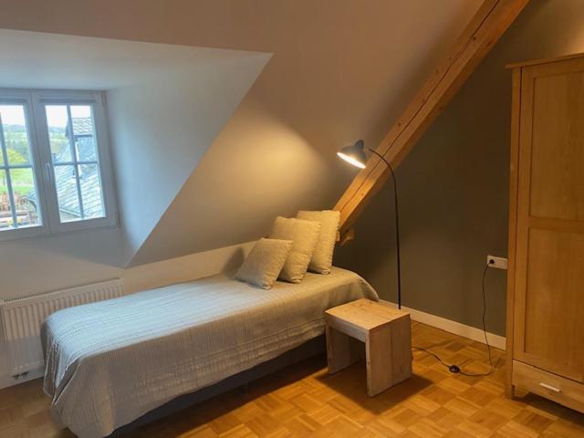Postel nebo postele na pokoji v ubytování Die Strumpffabrik - Guesthouse