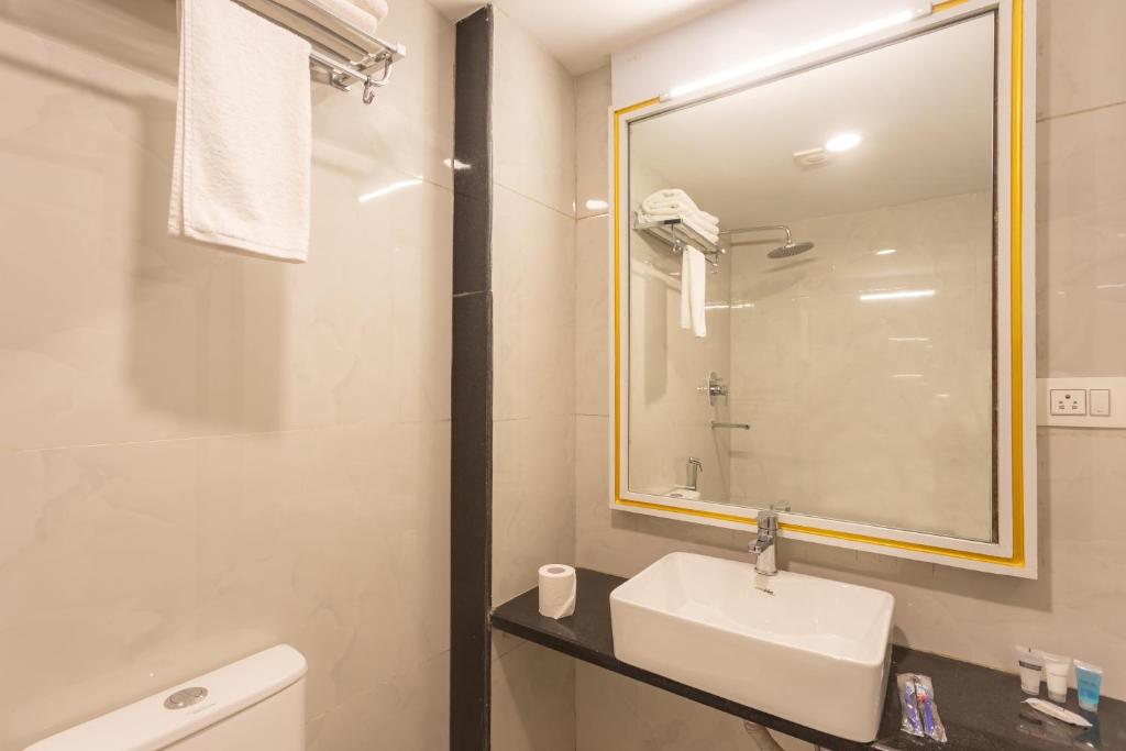 Koupelna v ubytování Aawas Boutique Hotel