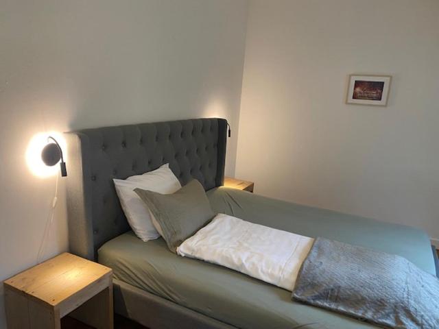 Postel nebo postele na pokoji v ubytování Die Strumpffabrik - Guesthouse