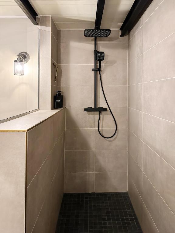 Koupelna v ubytování Black Suite 4 Luxus in Alsternähe