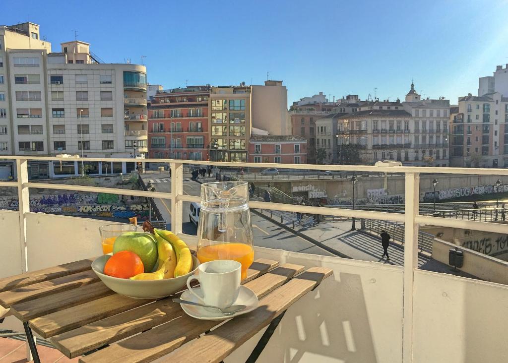 Balkón nebo terasa v ubytování Balcon de la Aurora