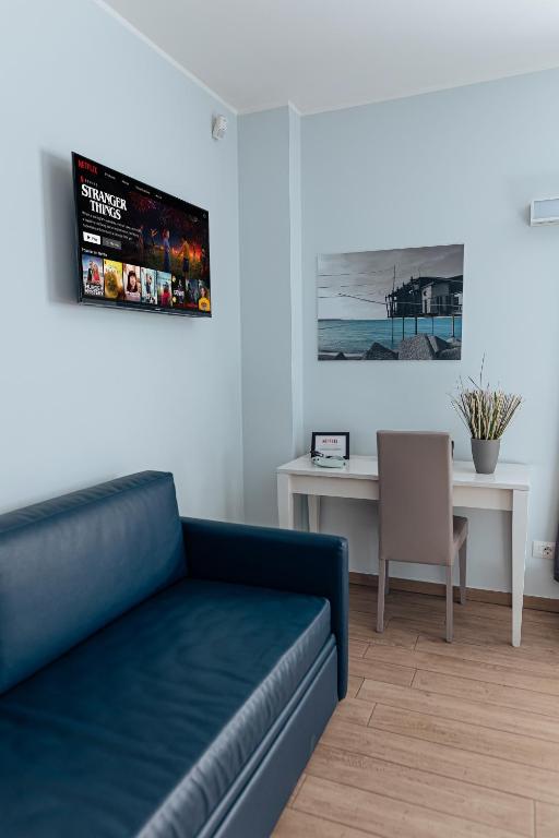 TV a/nebo společenská místnost v ubytování Cufà