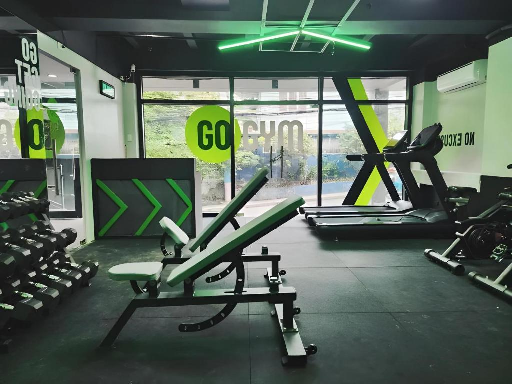 Fitness centrum a/nebo fitness zařízení v ubytování Havitat Boutique Hotel